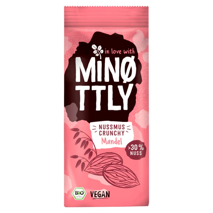 MiNøttly Bio Nussmus Crunchy Mandel vegan 350g